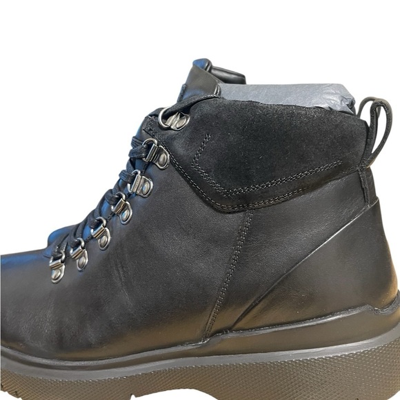 Thomas & Vine Sherman Leather Water Resistant Black Comfort Foam Boots sz 10 main image 4